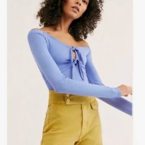 Free People Double Knot Long Sleeve Top